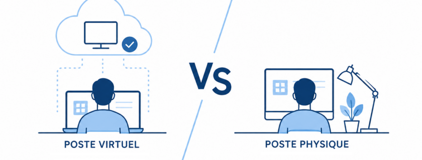Poste virtuel vs. poste physique